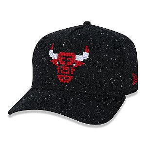 Boné New Era Chicago Bulls NBA 940 A-Frame Space Star Pixels