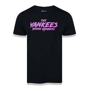 Camiseta New Era New York Yankees MLB Space Nickname Preto