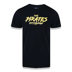 Camiseta New Era Pittsburgh Pirates MLB Space Nickname Preto