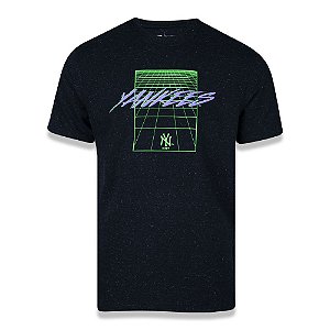 Camiseta New Era New York Yankees MLB Space Dimension Preto