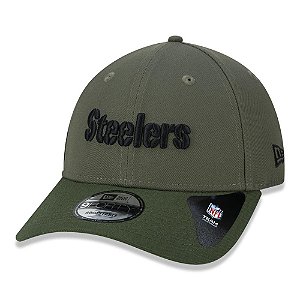 Boné New Era Pittsburgh Steelers NFL 940 Military Olive