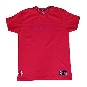 Camiseta NBA Houston Rockets Estampada Vermelho