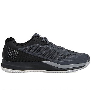 Tenis Wilson Rush Pro 3.5 Clay Masculino Preto/Cinza