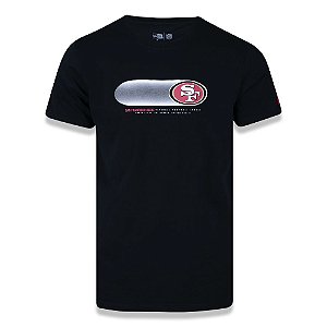 Camiseta New Era San Francisco 49ers NFL Tech Delay Preto