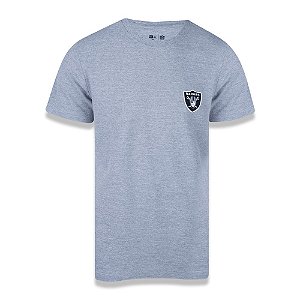 Camiseta New Era Las Vegas Raiders NFL Double Shield Cinza