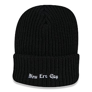 Gorro New Era Black Squad Cap Preto