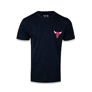 Camiseta New Era Chicago Bulls NBA Tech Logo Preto