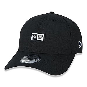 Boné New Era 3930 Logo Box Fechado Aba Curva Preto