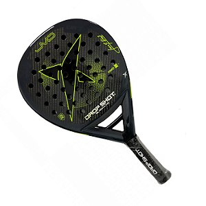 Raquete De Padel Drop Shot Conqueror 6.0 Black LTD Carbono