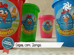 Copos Plásticos com Tampa