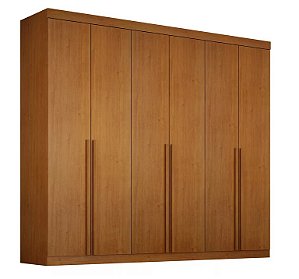 Guarda Roupa 6 Portas Valverde Florianopolis 8 Gavetas Cinamomo