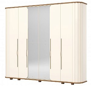 Roupa Roupa 6 Portas Henn Premium Off White Nature