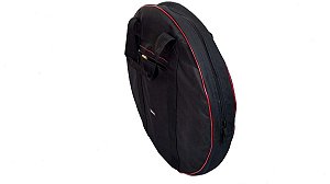 Bag pratos de bateria 22 polegadas estofada com porta baquetas