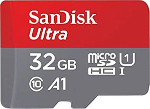 Cartão de memória SanDisk 32GB Ultra microSD Classe 10