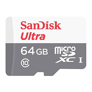 Cartão de memória SanDisk 64GB Ultra microSD Classe 10