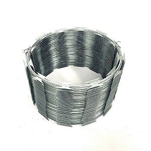 CONCERTINA AÇO GALVANIZADO 30CM DIÂMETRO (RENDIMENTO 8M)