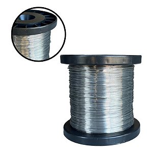 FIO DE ACO INOX 0,45 MM - ROLO 500 GRAMAS