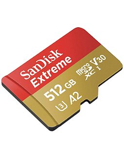 Cartão De Memória Sandisk 512gb Extreme Microsdxc Uhs-i