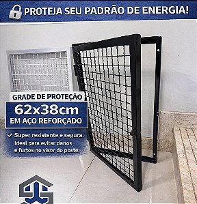 Proteção de ferro para postes padrão