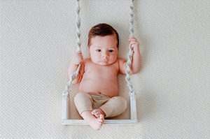 Props balanço vai e vem para ensaios fotográfico newborn