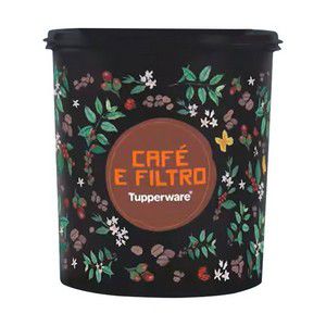 Tupperware Caixa Café e Filtro Floral