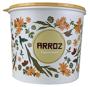 Tupperware Tupper Caixa para Arroz Floral 5kg Plus
