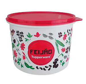 Tupperware Tupper Caixa para Feijão Floral 2kg
