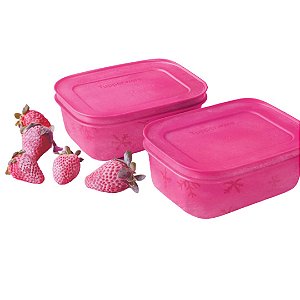 Tupperware Freezer Line Rosa Candy - 450ml LEVE +1 GRÁTIS