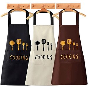 Avental de Cozinha Estampado Cooking