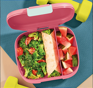 Tupperware Porta Lanche Descomplica Rosa