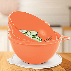 Tupperware Kit Multi Escorredor + Tigela Criativa 4,5 lts