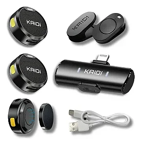 Microfone Lapela Kaidi Para iPhone Lightning