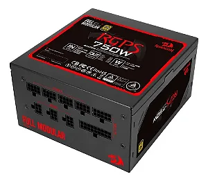 FONTE REDRAGON 750W FULL MODULAR 80 PLUS GOLD