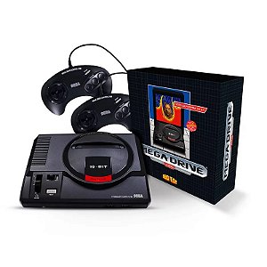 Console Mega Drive + Dois Joysticks + Cartão SD com 22 Jogos