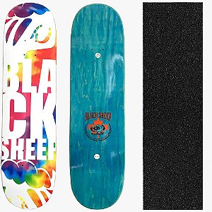 Shape Profissional Maple Skate Black Sheep Tie Dye 8.0 (Grátis Lixa Importada)