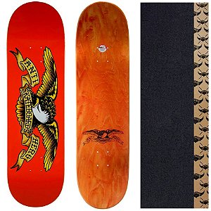 Shape Maple Anti Hero Skateboards Pro Deck 9.0 Eagle Red + Lixa Jessup Importada