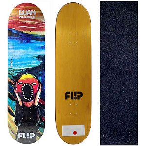 Shape Maple Flip Skateboards Luan Celopax Screaming 8.0 + Lixa Jessup Importada