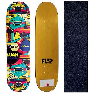 Shape Maple Flip Skateboards Luan x Celopax Invert Mind 8.0 + Lixa Jessup Importada
