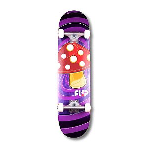 Skate Montado Maple Flip Skateboards 7.75 Pop Shroom Purple