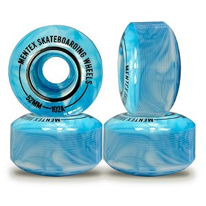 Rodas Para Skate Mentex 52mm Dureza 102A Blue Importada