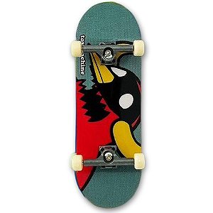 Skate De Dedo Finger Skateboard Dragão Vermelho