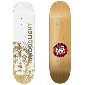 Shape Maple Wood Light Skate 8.0 Leão Gold - Virtual Skate Shop