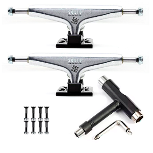 Truck Intruder 139mm Solid Black + Chave T + Parafusos de Base