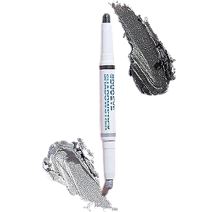 Sombra em Bastão Dupla Cinza Chumbo e Prata Larissa Manoela By Océane - Duo Eyeshadow Stick Moonlight And Mettalic Silver
