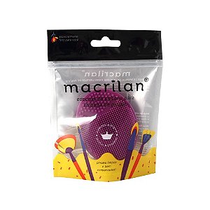 Esponja CP-01 de silicone para limpeza de pincéis Macrilan Cor: Roxo