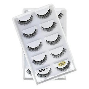 Cílios 5 pares X26 - Lully Makeup
