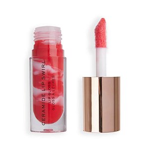 Brilho Labial Ceramide Lip Swirl Gloss Bitten Red - Revolution