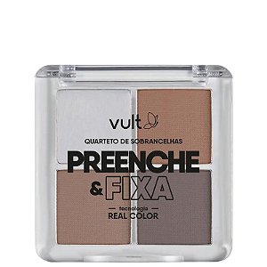 Quarteto de Sobrancelha Preenche e Fixa - Vult