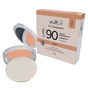 Pó Compacto Facial FPS 90 -Vult