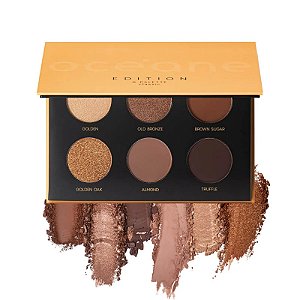 Paleta de Sombras Tons Terrosos 6 Eyeshadow Palette Classic - Océane Edition